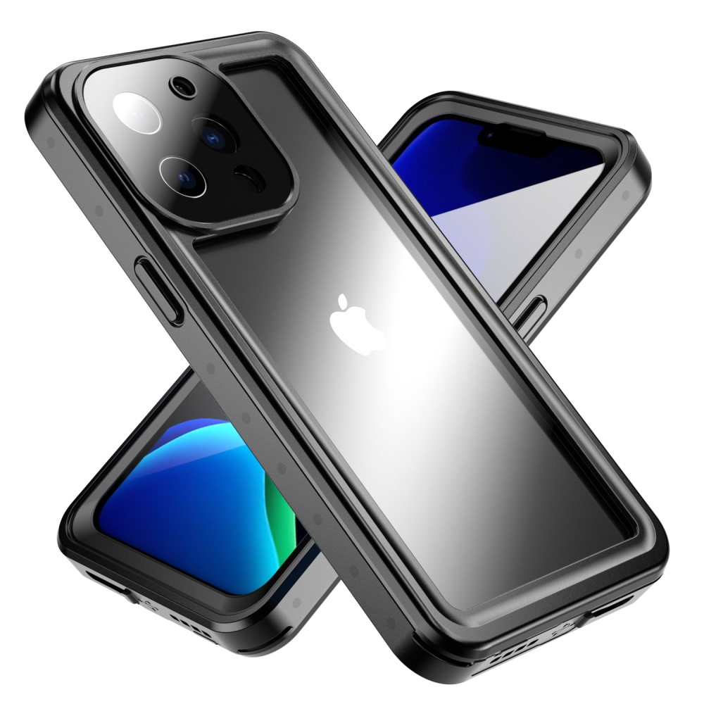 iPhone 13 Pro Wasserfeste Outdoor Schutz Hülle (IP68) - Schwarz