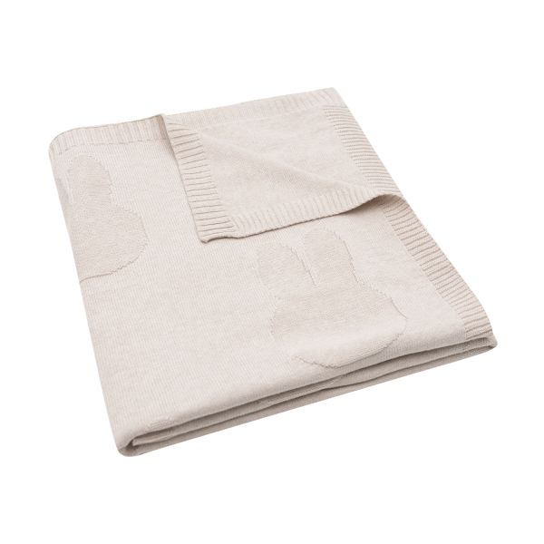 Jollein Miffy Ledikantdeken - 100 x 150 - Nougat