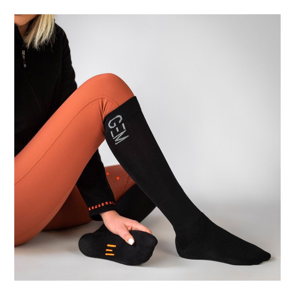 Gem WINTER - Chaussettes équitation noir