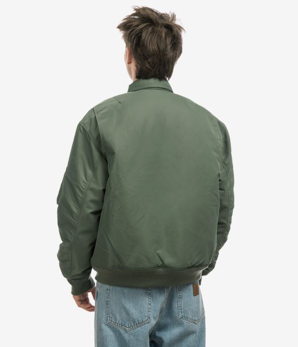 Carhartt WIP Olten Bomber Jacke (duck green turmeric)