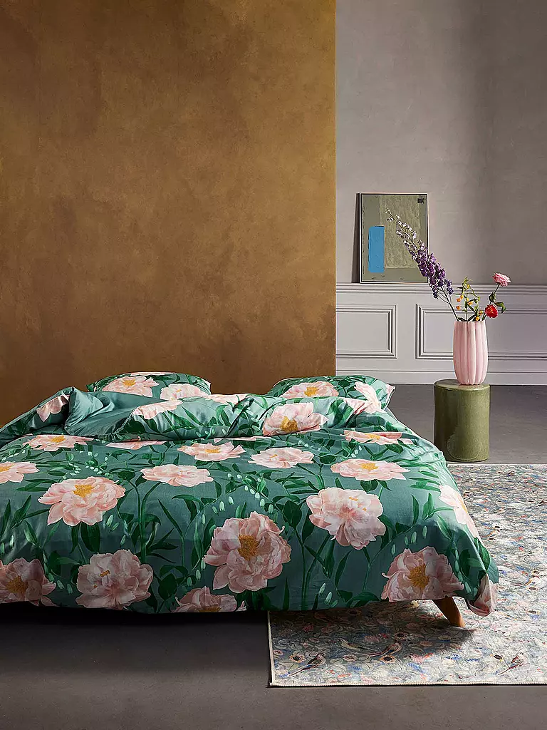 ESSENZA Satin-Bettwäsche DOROTHEA 70x90cm/140x200cm Soft Teal mint