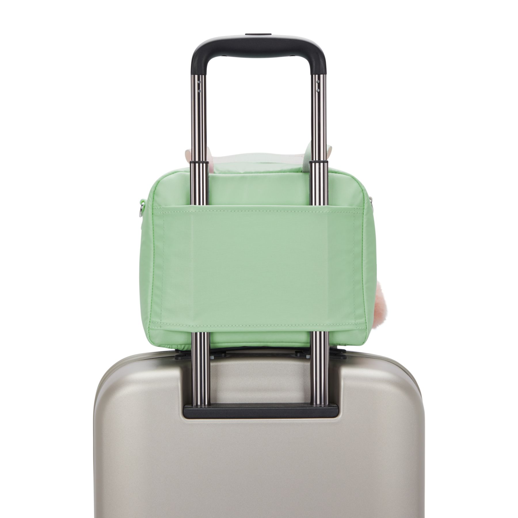 MIYO Sac repas moyen avec pochette de maintien pour trolley - Soft Green Metallic