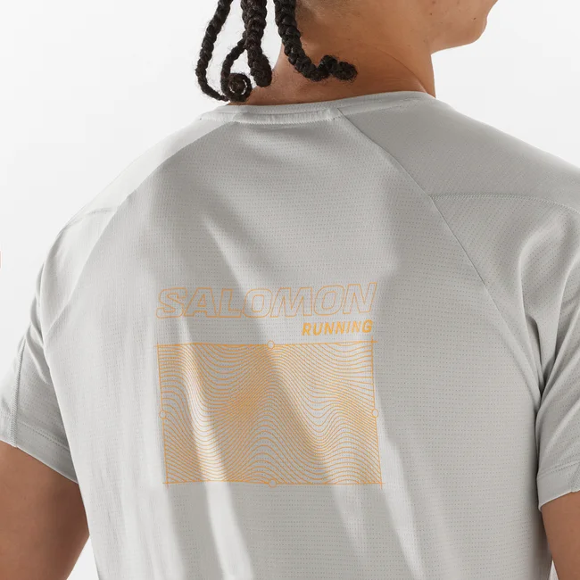 CROSS RUN GRAPHIC  Kurzarmshirt Herren
