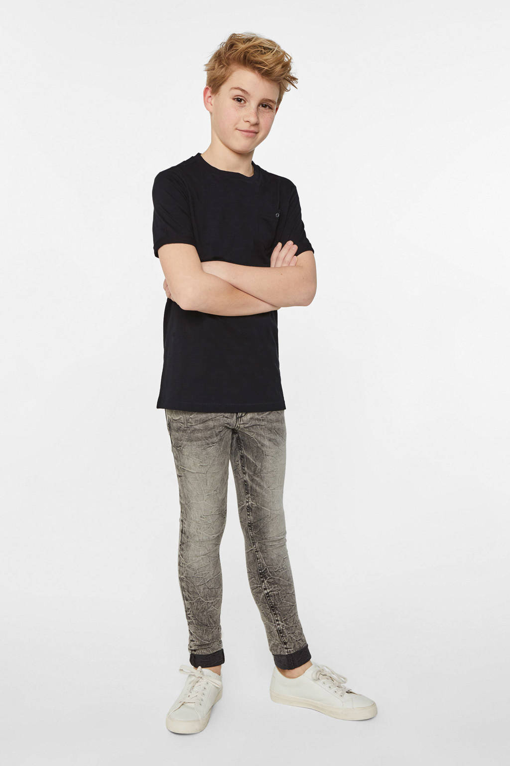 WE Fashion T-shirt zwart