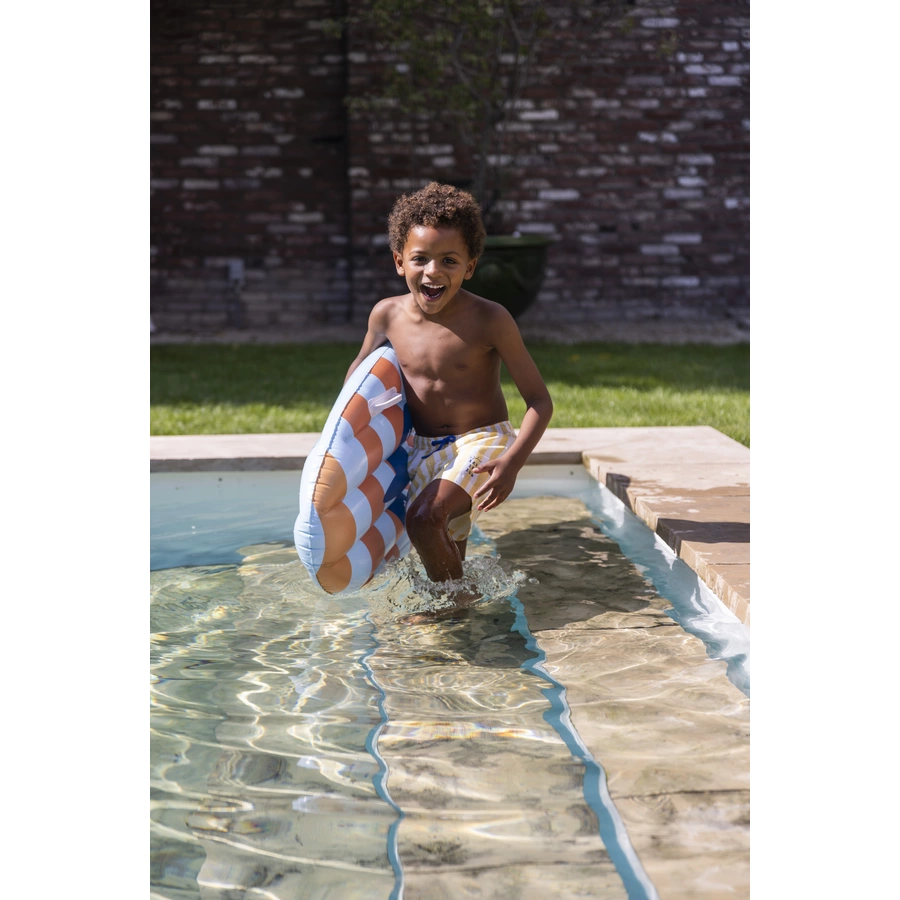 Swim Essentials Aufblasbares Surfboard Shark gestreift