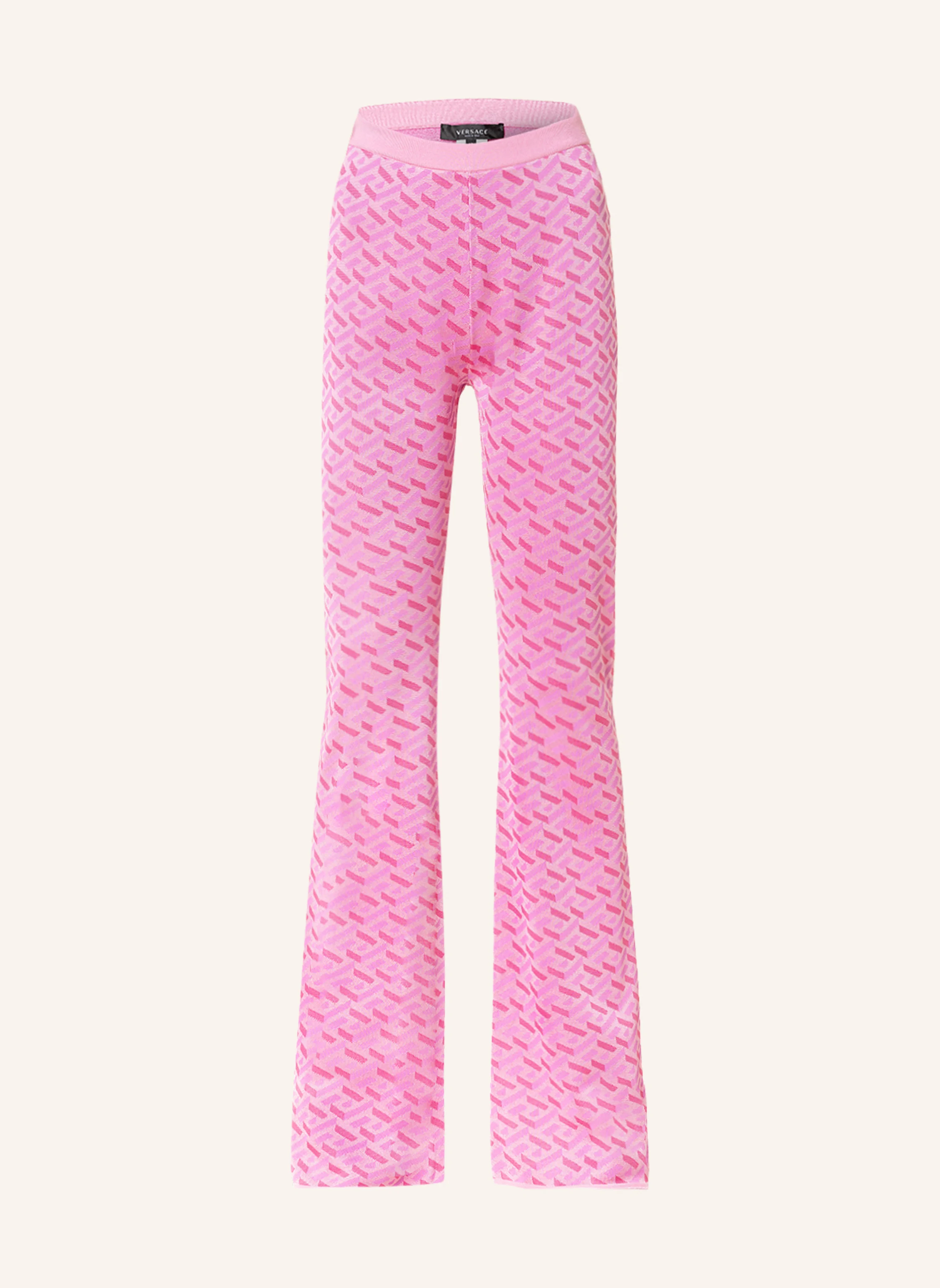 VERSACE Strickhose LA GRECA mit Seide