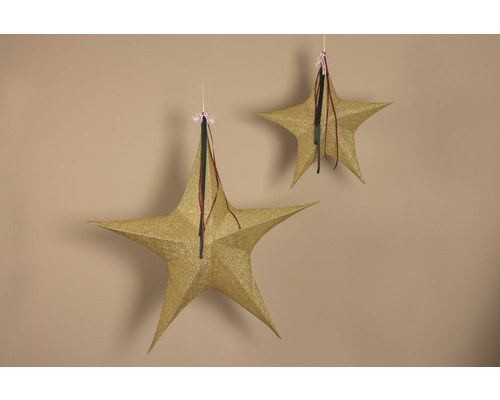 Decoratieve ster, goud, Ø 135 cm, goud