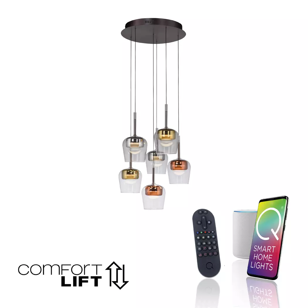 LED-Pendelleuchte Q-Kon