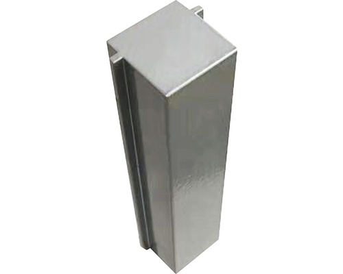 Compensatiestuk Konsta voor hellend terrein 2,8x2,3x30 cm zilver