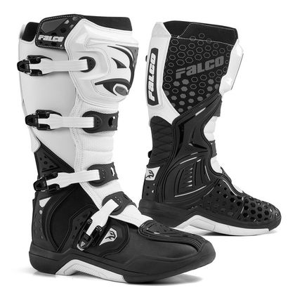 Bottes cross Falco LEVEL 2 2023 - Blanc / Noir