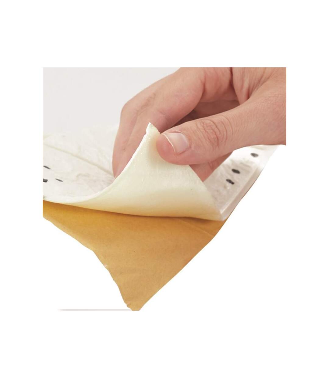 Paris Prix - Lot De 3 Stickers Effet Brique adhésif 70cm Blanc