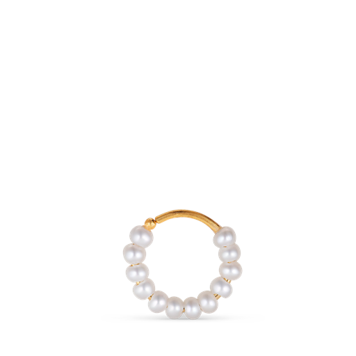 Jane Kønig Row Twist Ørering, Guld