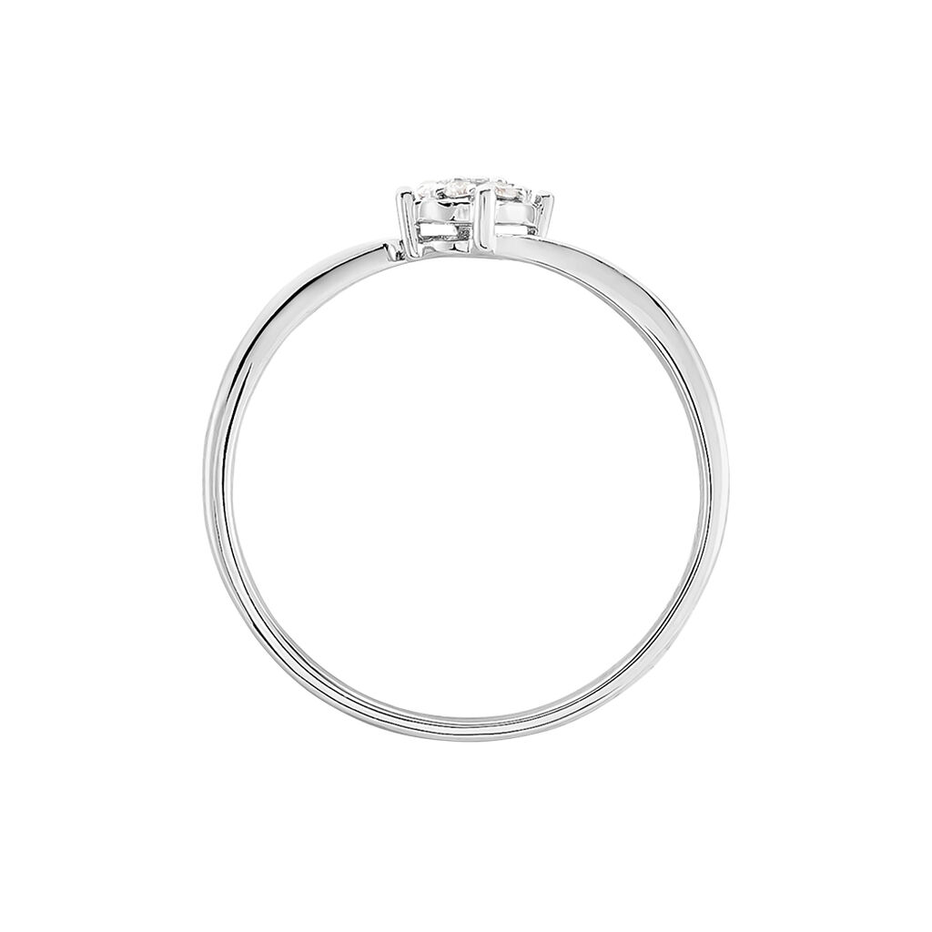 Bague Lysia Or Blanc Diamant