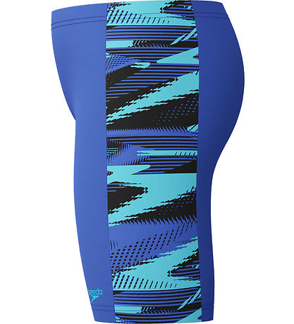 Speedo Badehose - HyperBoom Panel Jammer - Blau m. Print