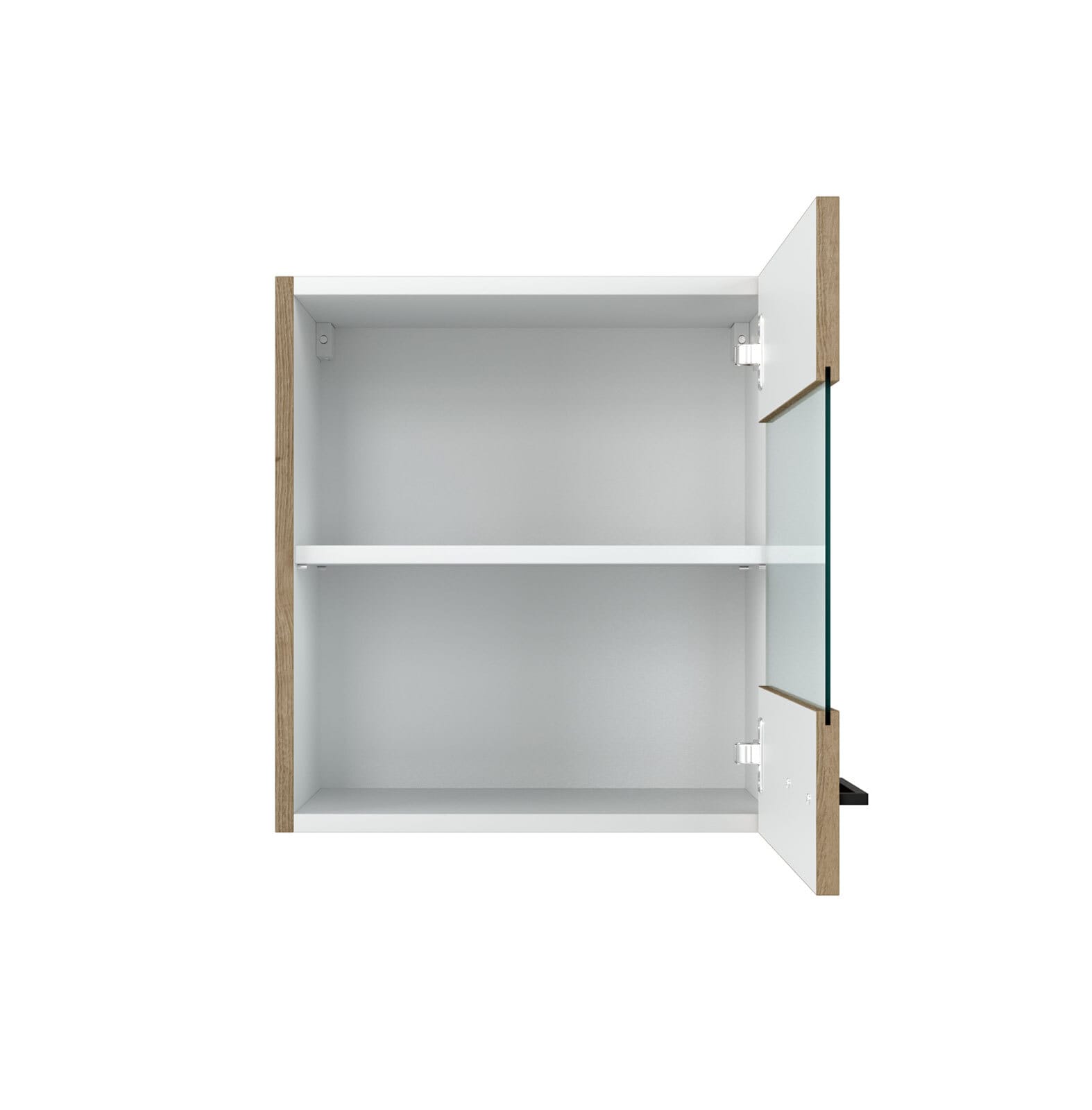 Glas-Hängeschrank Cara Artisan Eiche NB 50cm