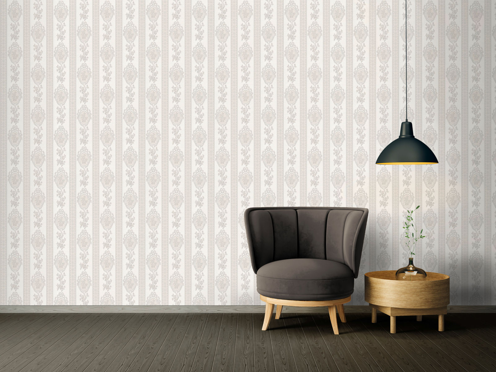 A.S. Creation Papiertapete - creme - Barock - 10 Meter