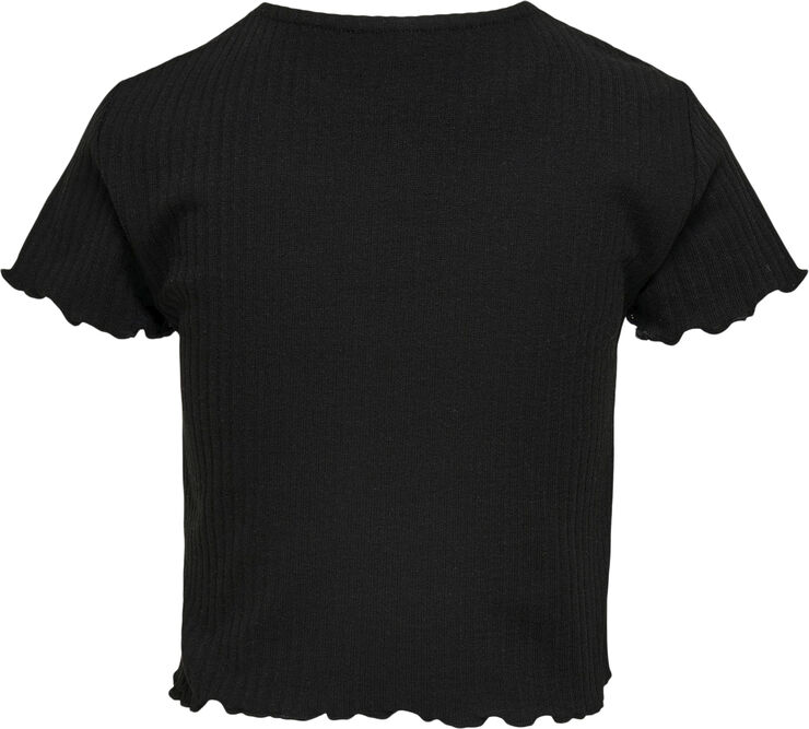 ONLY KOGNELLA S/S O-NECK TOP NOOS JRS Sort