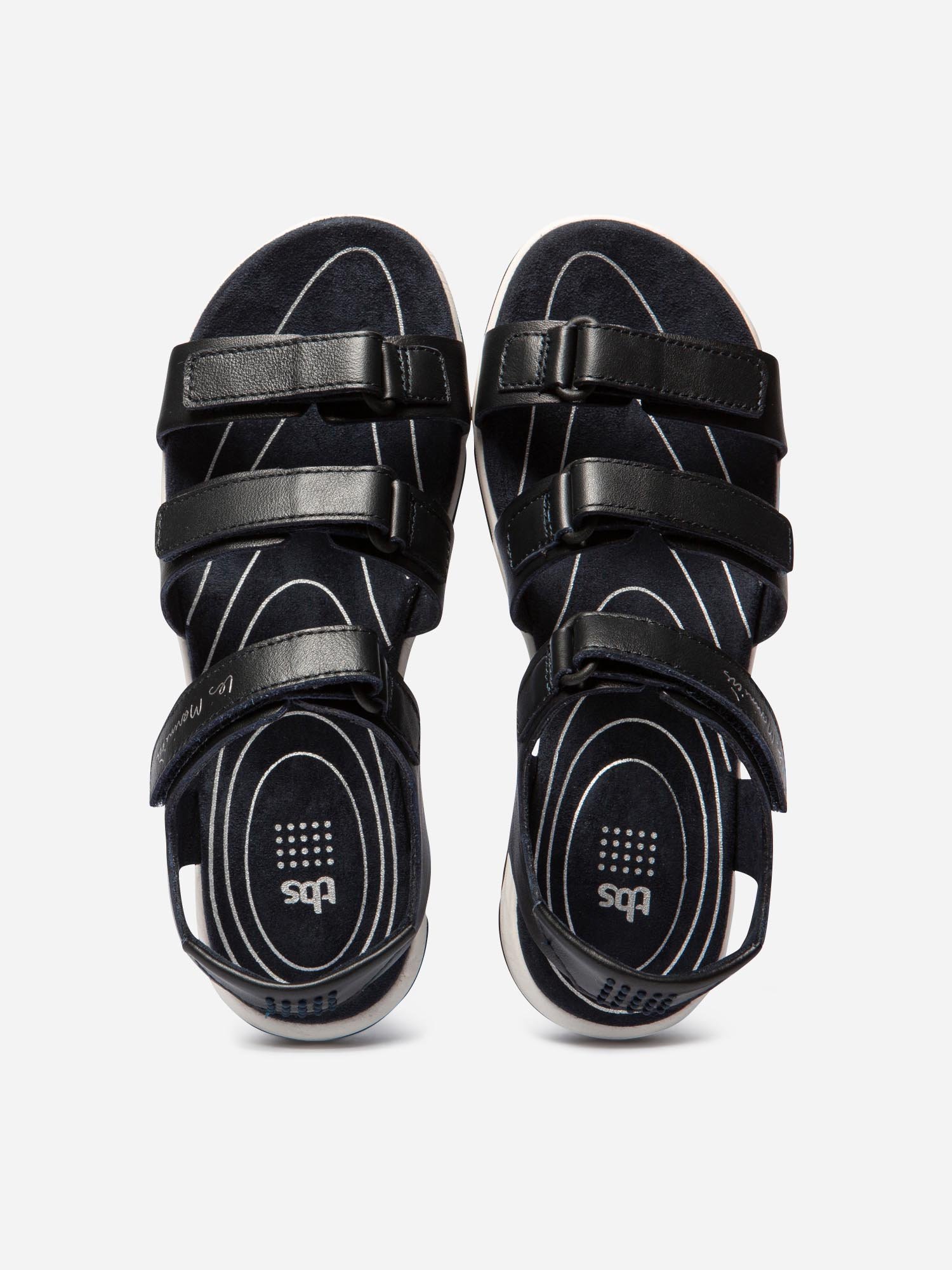 Sandales Femme Confort Scratch Marine