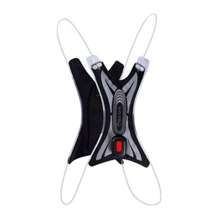 Bee-Safe Led Vest Spider USB Sort