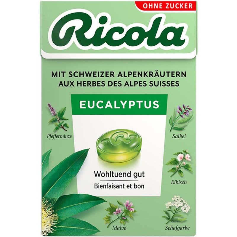 Ricola Eucalyptus, 50 g