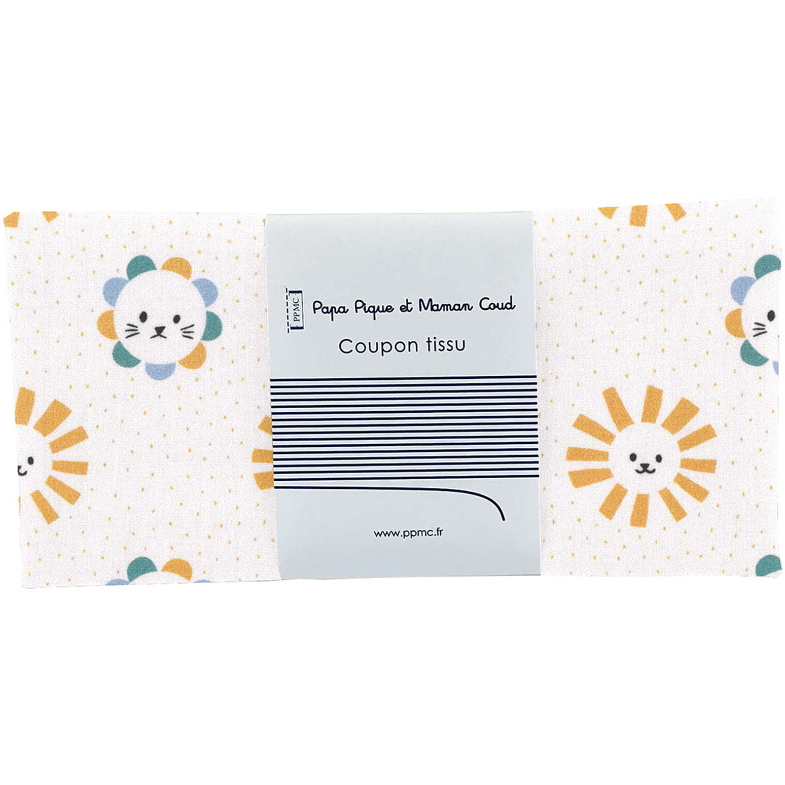 Coupon Tissu 50 Cm Lionceau