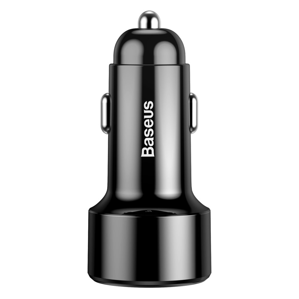 (45W/5A) Universal USB / USB C Auto KFZ Ladegerät mit Digital Display   Power Delivery 3.0   Quick Charge 4.0 - Schwarz