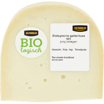 Jumbo Biologische Geitenkaas 50+ Jong Belegen Stuk ca. 375 g