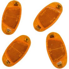 Kit de réflecteurs pour rayons de vélo, orange