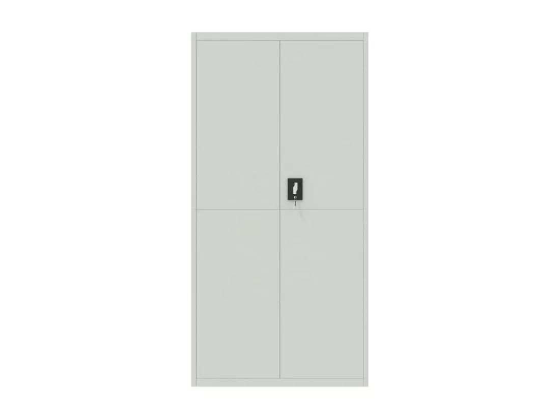 Classeur gris clair 90x40x180 cm acier