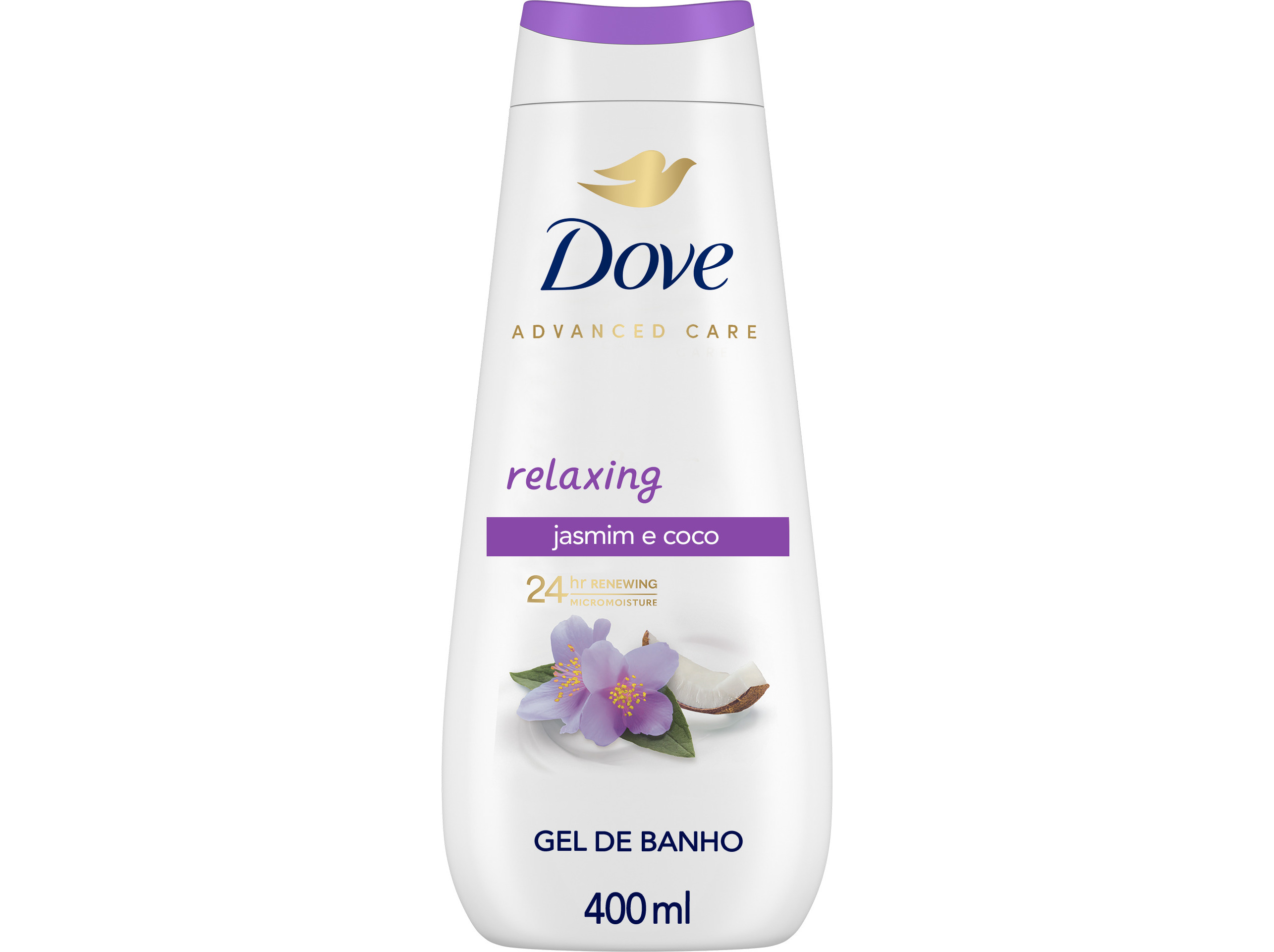 GEL BANHO DOVE ADVANCED RELAX COCONUT 400ML