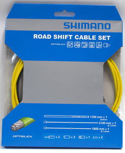 Shimano Gearkabel sæt Optislick Gul