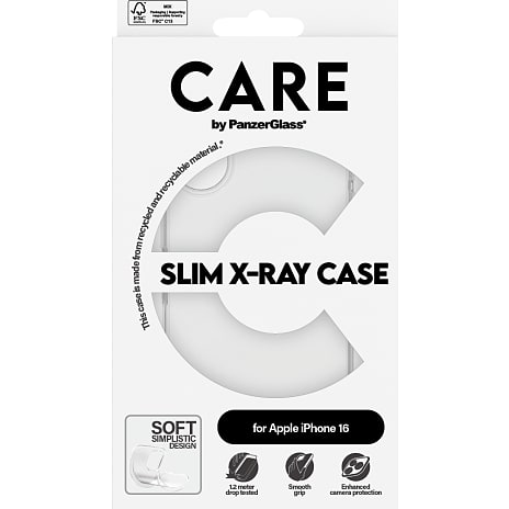 Care Fashion iPhone 16 cover - transparent