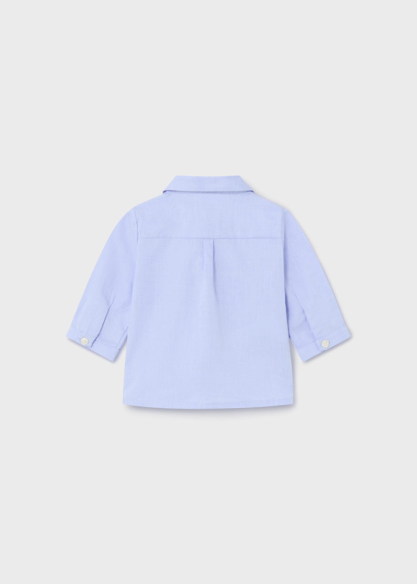 Camisa Oxford Better Cotton para recém-nascidos com gravata borboleta
