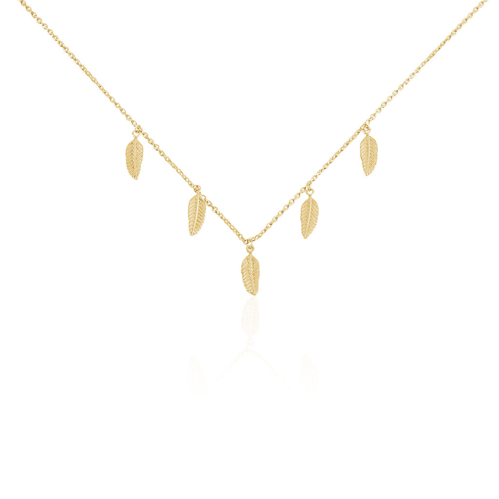 Collier Plaqué Or Jaune Libby