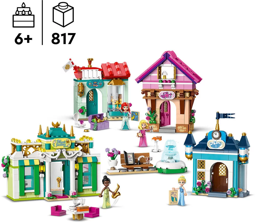 LEGO®DISNEY PRINCESS™ 43246 - LES AVENTURES DES PRINCESSES DISNEY AU MARCHE