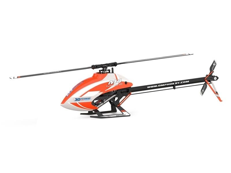 OMPHobby Helikopter M4, Orange PNP OMP M4 Flybarless 3D Heli der 380er klasse