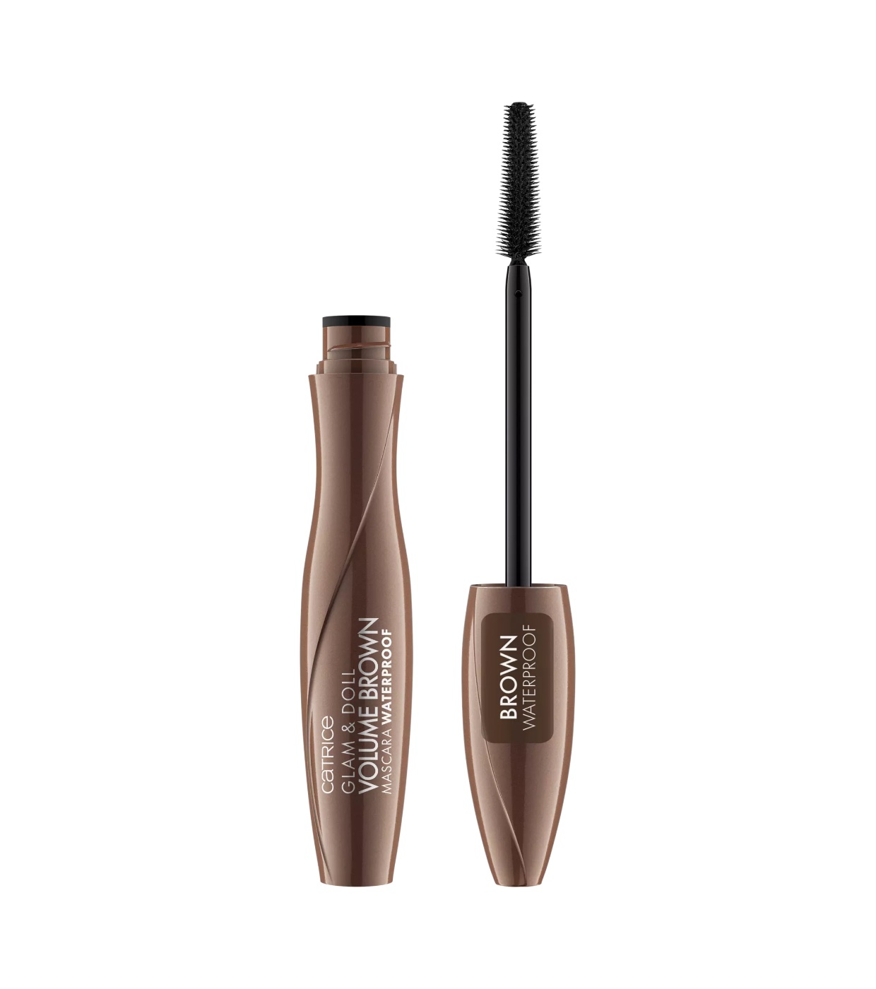 Catrice - Máscara de cílios volumizadora waterproof Glam & Doll - Marrom