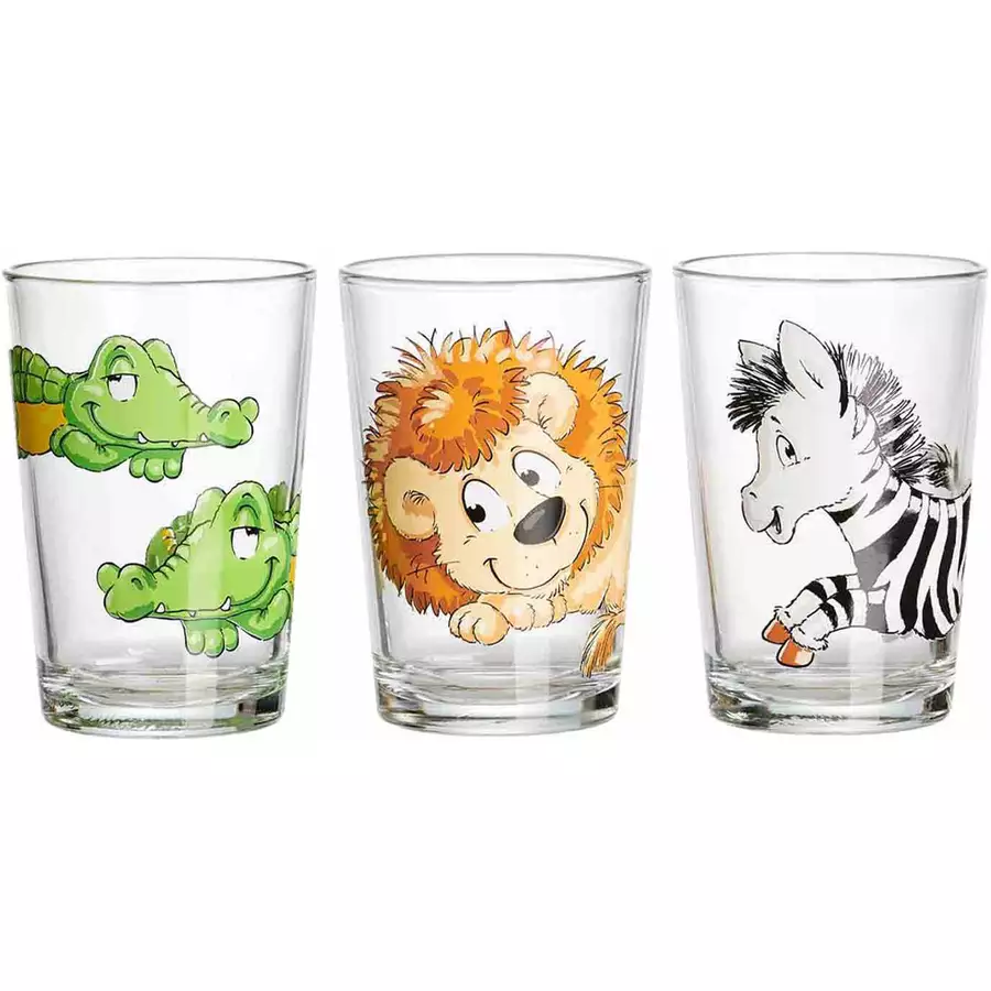 Ritzenhoff & Breker GmbH & Co. KG Kindergläser Happy Zoo 205 ml 24er Set bunt