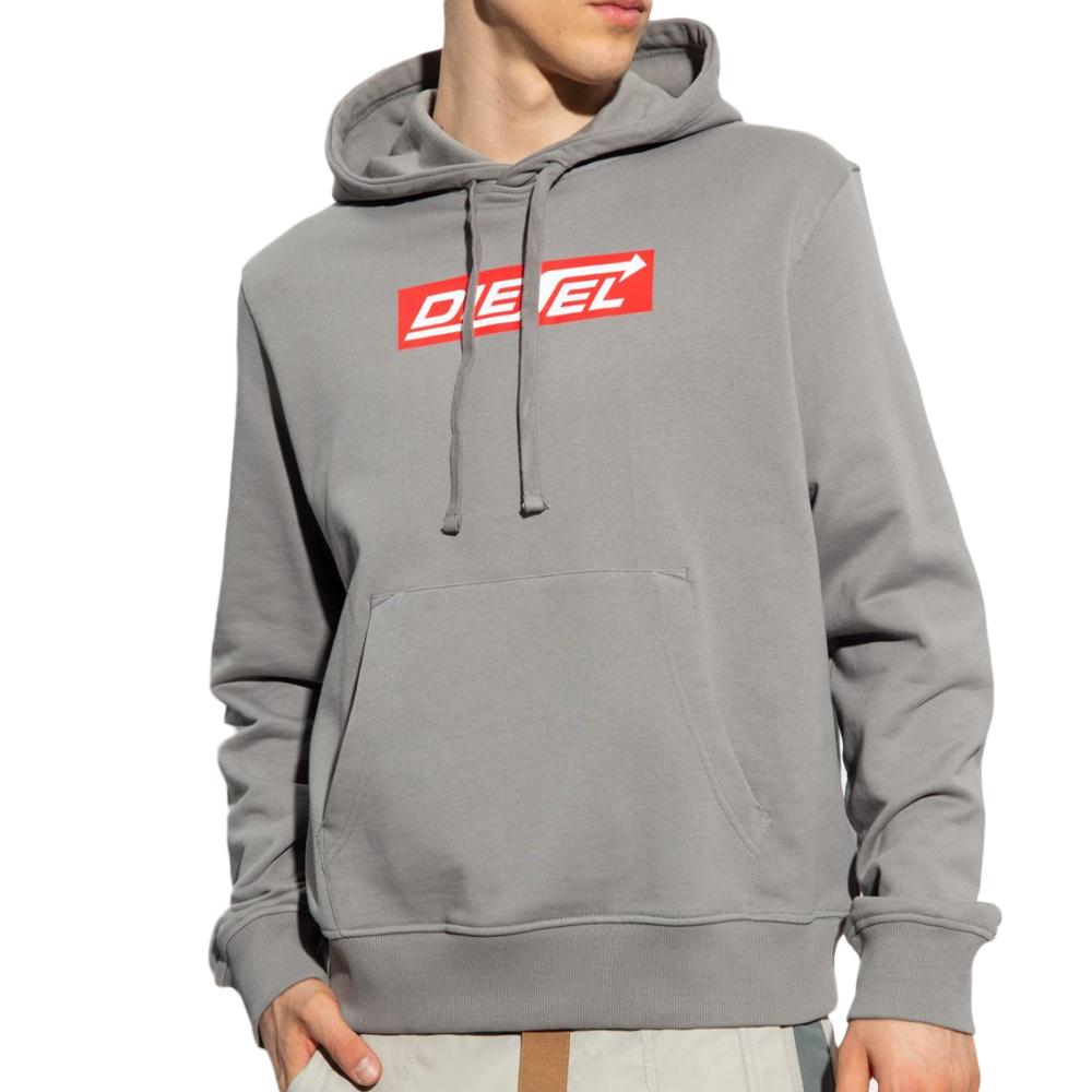 Diesel Sweat gris Homme Diesel Ginn