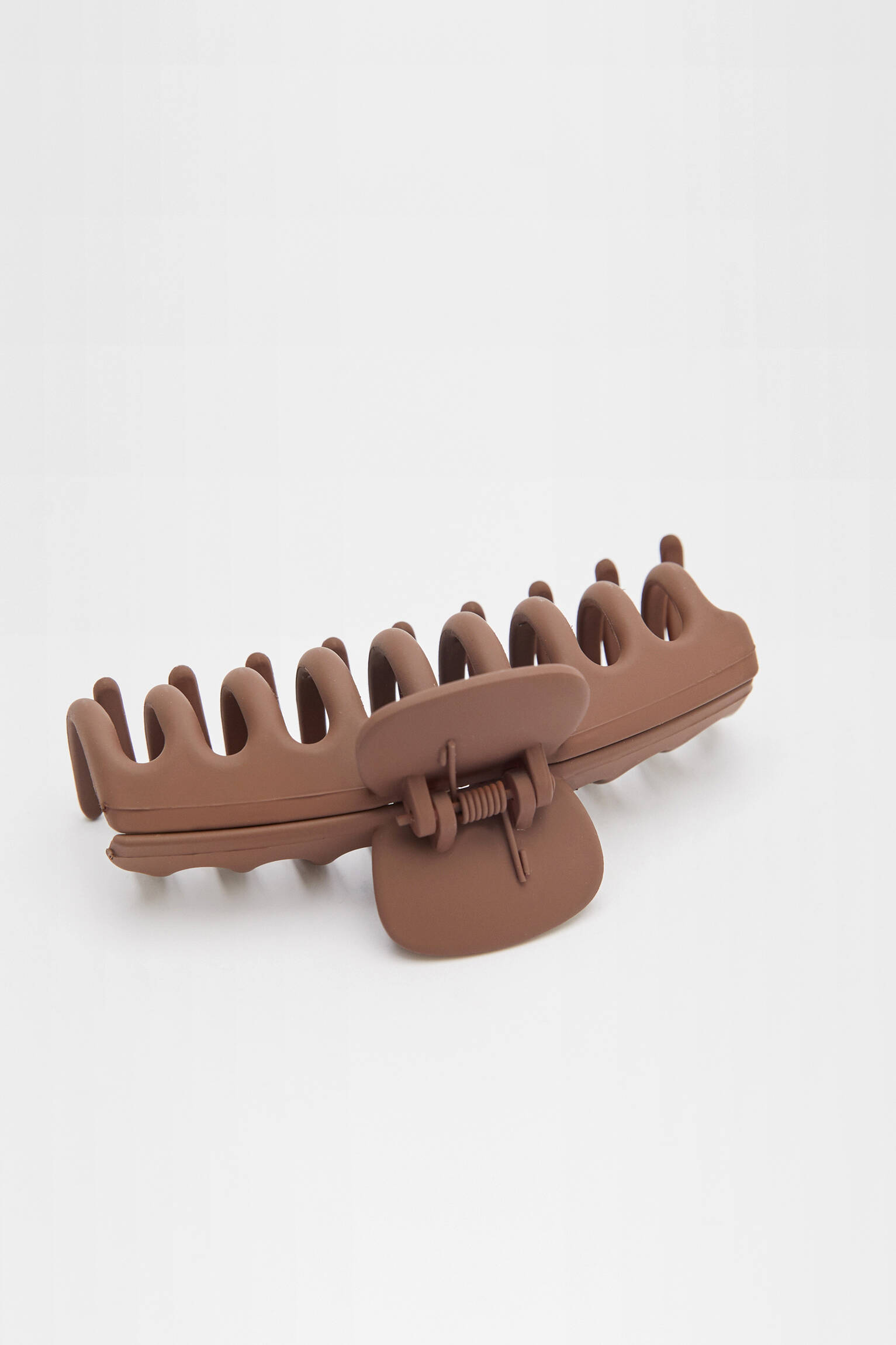 Presilha de cabelo fosca - Chocolate