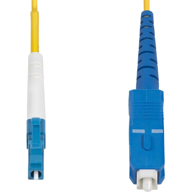 StarTech.com Câble Fibre Optique de 5m Simplex Monomode LC à SC (UPC) OS2, 9/125µm, 40G/100G, Cordon Fibre Optique, Insensible à la Courbure, Faible Perte d'Insertion, Cordon Patch Fibre LSZH