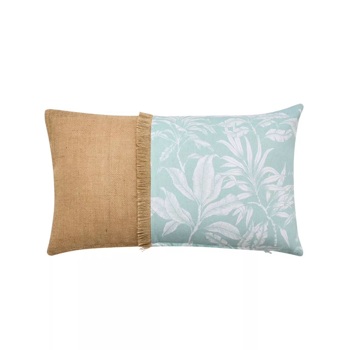 Coussin rectangulaire coton (30 x 50 cm) Hera Bleu