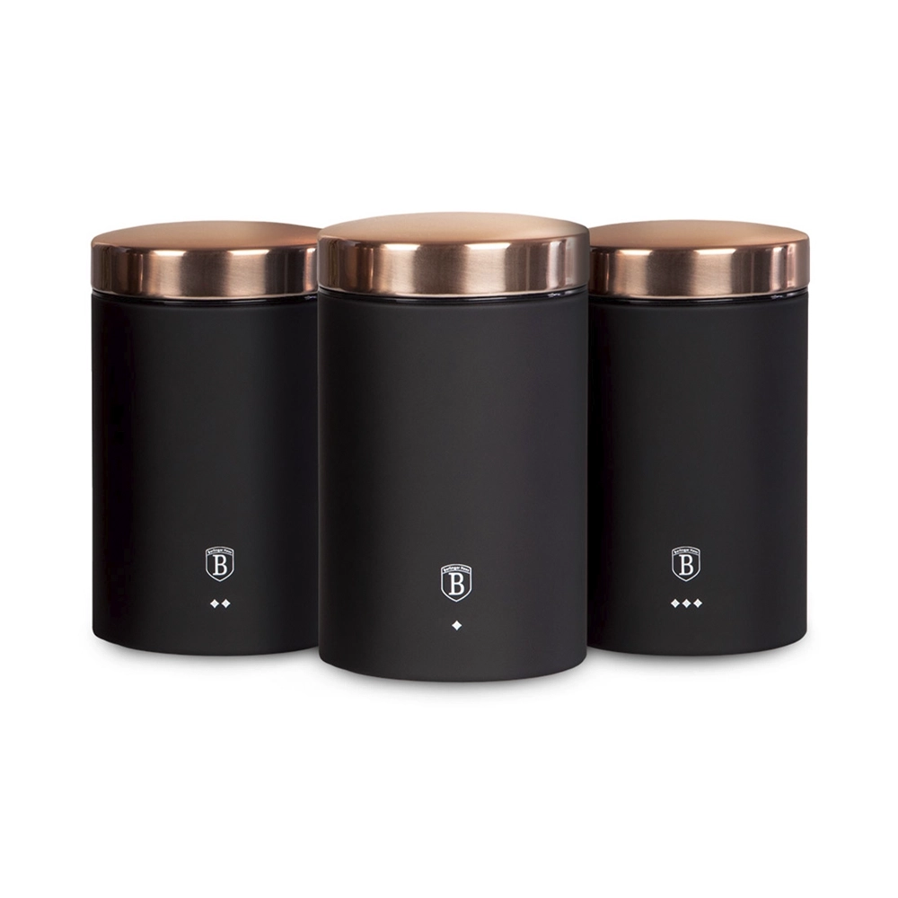 Berlinger Haus Black Vorratsdosen Rose Collection