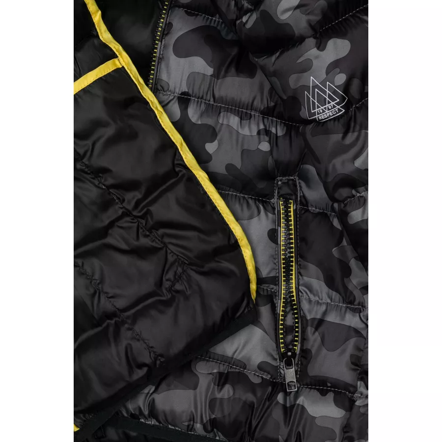 MINOTI Steppjacke mit Kapuze Schwarz