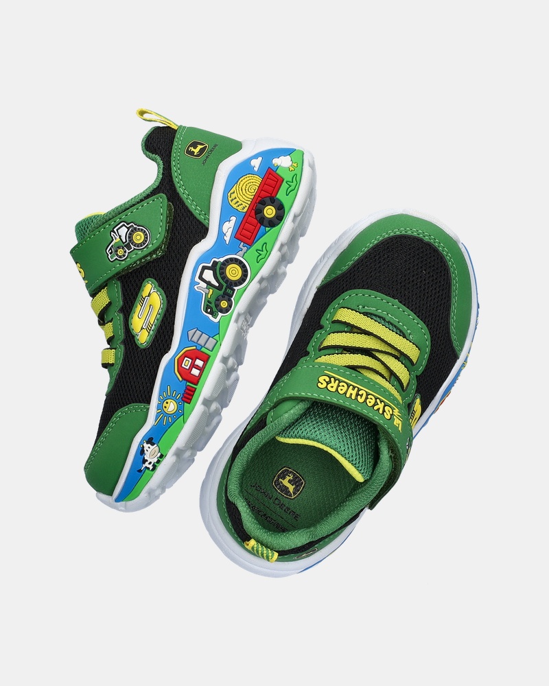 Skechers Play Scene Barn Klittenbandschoenen  - groen