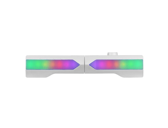 MARS GAMING - Enceintes multimédia Enceintes 2 en 1 msduo rgb (blanc)