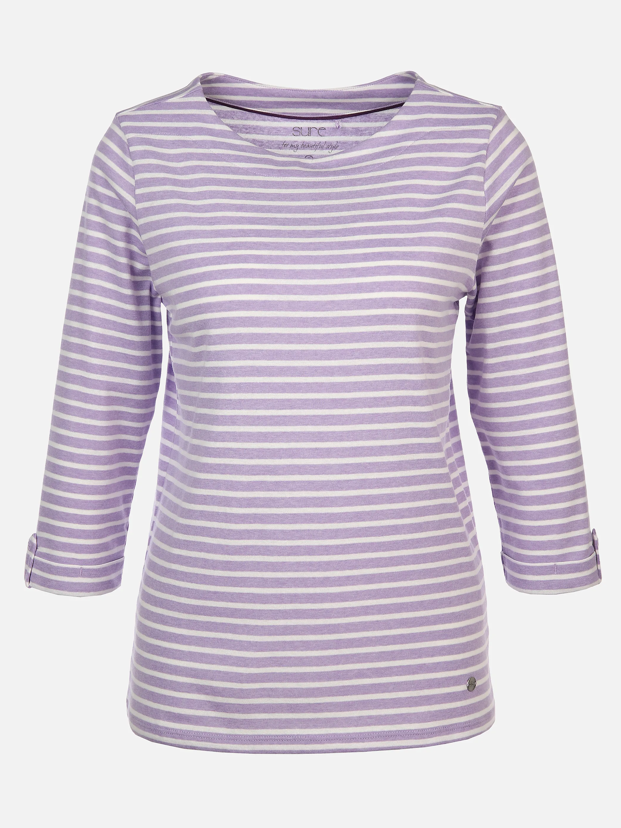Damen Shirt mit Streifenoptik