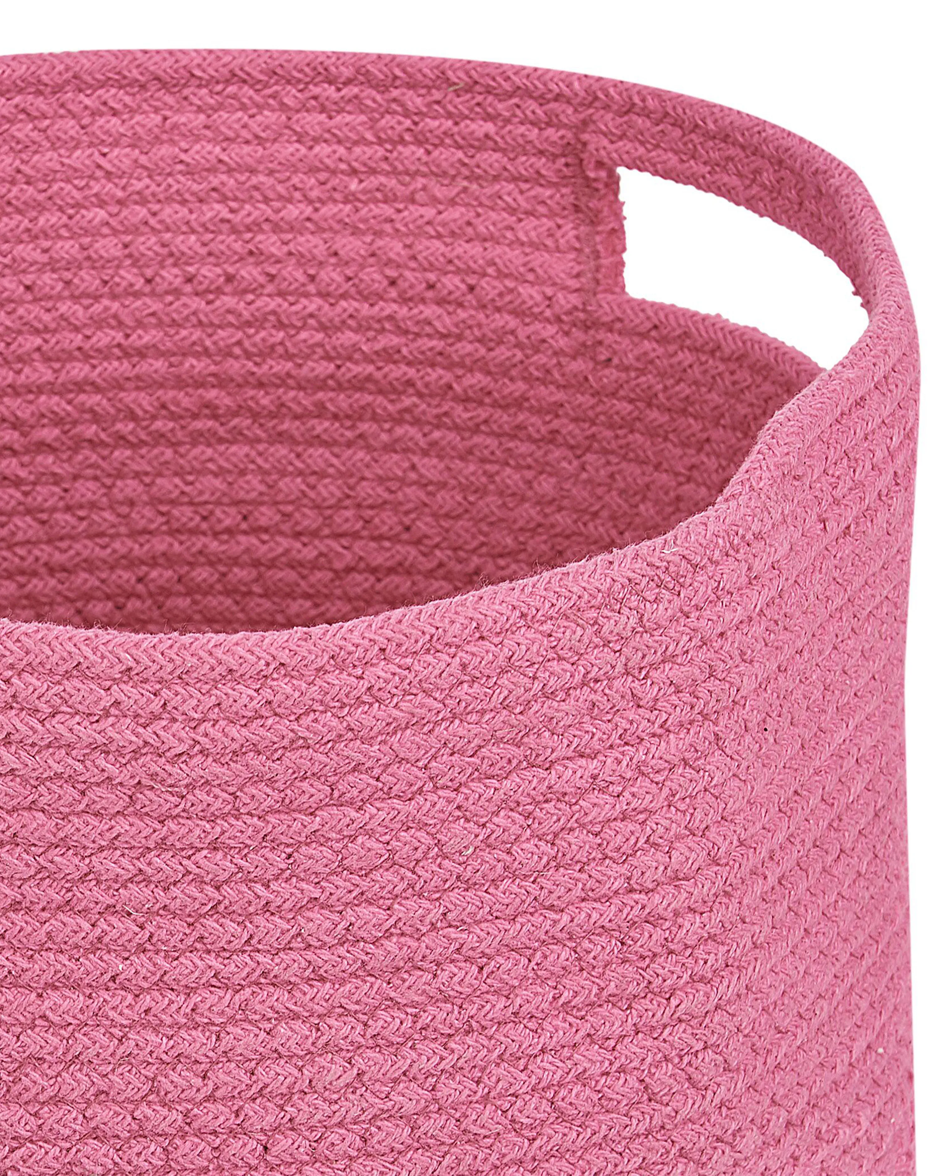 Set van 2 manden CHINIOT Katoen Fuchsia