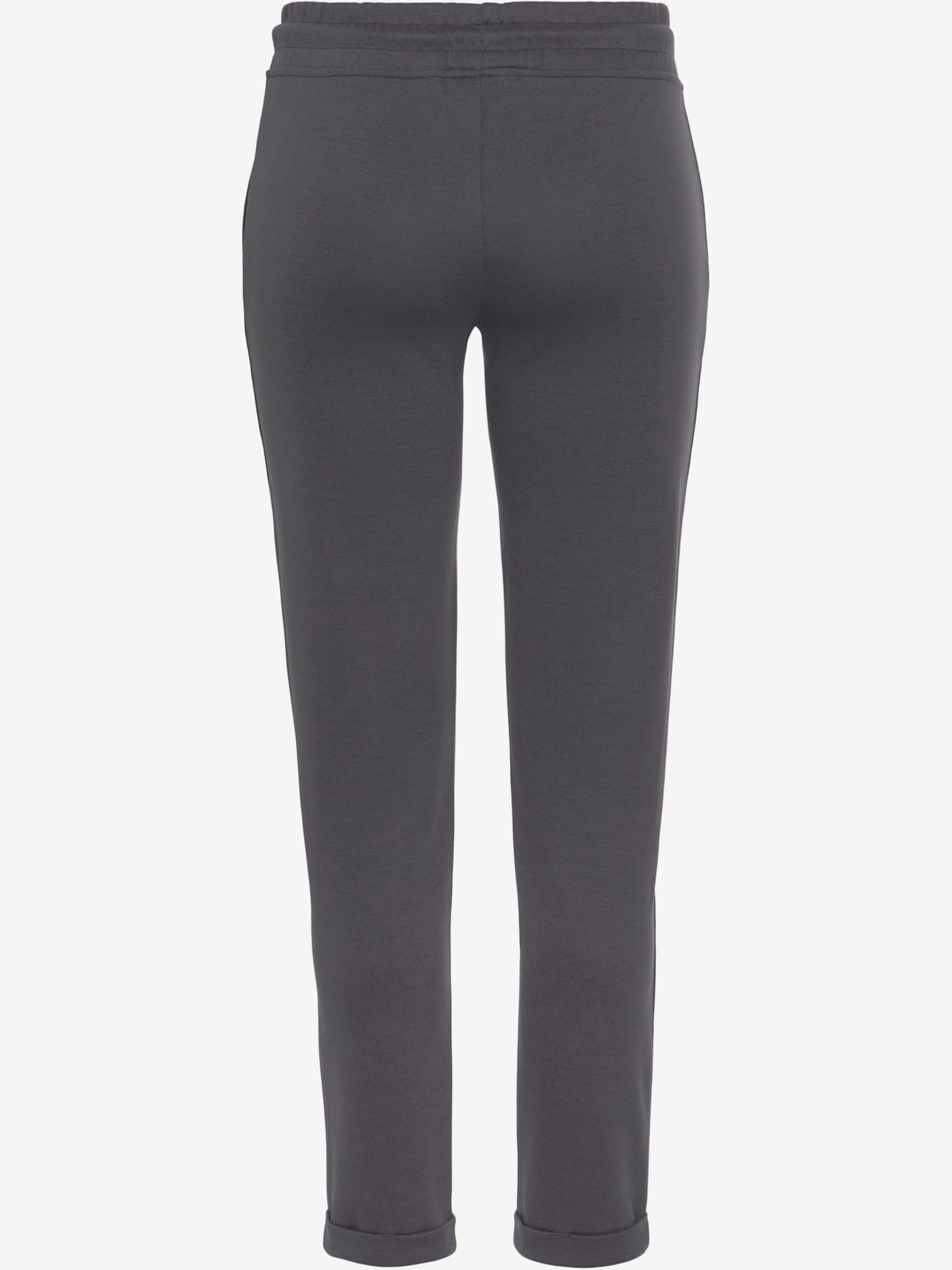 Pantalon basique avec petit logo brodé