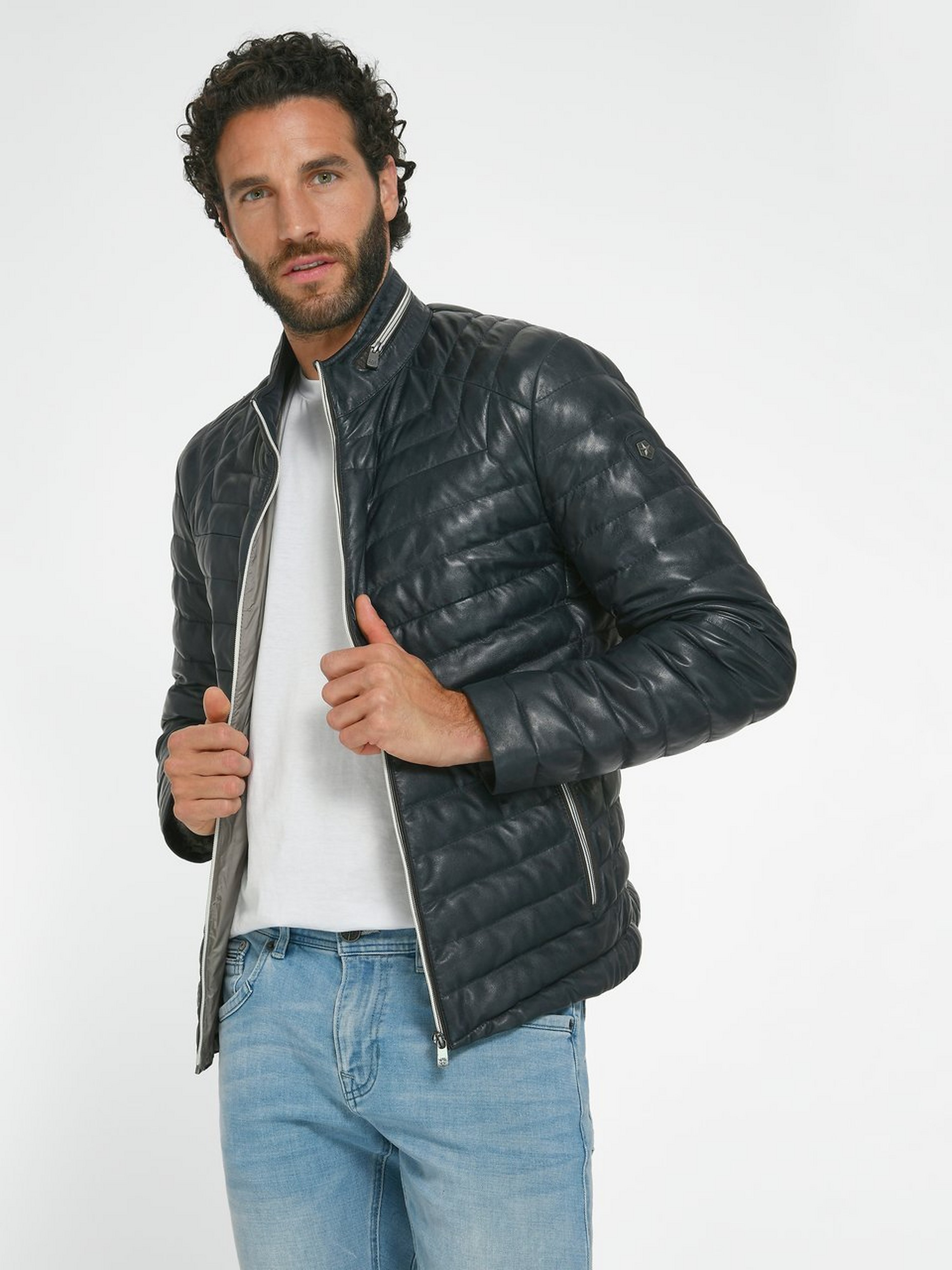Lederjacke